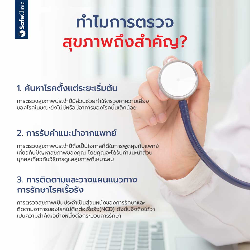 ทำไมการตรวจสุขภาพถึงสำคัญ